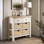 Farro Basket Console Table - Image 2