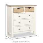 Farro Basket 2 Over 3 Drawer Chest - Image 15