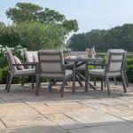 Maze New York 6 Seat Round Dining Set - Image 4