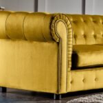 Kingswell Velvet 2 Seater Sofa - Image 12