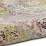 Thea Multicoloured Distressed Traditional Rug - Image 3