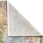 Thea Multicoloured Distressed Traditional Rug - Image 7