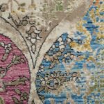 Thea Multicoloured Distressed Traditional Rug - Image 6