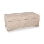 Oakley Faux Leather Storage Footstool
