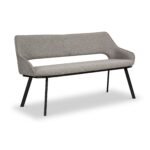 Harley Light Grey Boucle Dining Bench