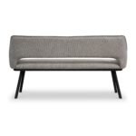 Harley Light Grey Boucle Dining Bench - Image 3