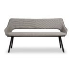 Harley Light Grey Boucle Dining Bench - Image 2