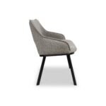 Harley Light Grey Boucle Dining Bench - Image 4