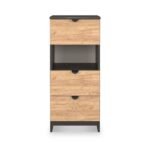 Huxley 3 Drawer Bedside Table - Image 9