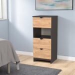 Huxley 3 Drawer Bedside Table - Image 8