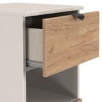 Huxley 3 Drawer Bedside Table - Image 4