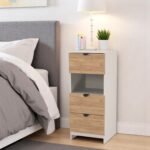 Huxley 3 Drawer Bedside Table - Image 2