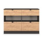 Huxley 4 Drawer Midi Chest of Drawers - Image 8