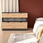 Huxley 4 Drawer Midi Chest of Drawers - Image 7