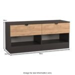 Huxley 2 Drawer Low Storage Unit - Image 19