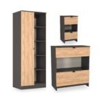Huxley 3 Piece Bedroom Furniture Set - Image 2