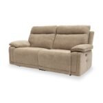 Adrian Soft Touch Fabric 3 Seater Power Recliner Sofa - Image 6