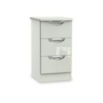 Beckett Gloss 3 Drawer Bedside Cabinet