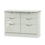Beckett Gloss 6 Drawer Wide Chest - Image 3