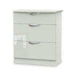 Beckett Gloss 3 Drawer Deep Chest - Image 3