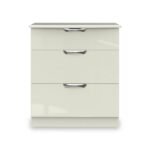 Beckett Gloss 3 Drawer Deep Chest - Image 2
