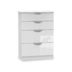Beckett Gloss 4 Drawer Deep Chest - Image 3