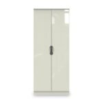 Beckett Gloss 2 Door Wardrobe - Image 2