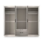 Becket 6 Door 2 Drawer Wardrobe - Image 4