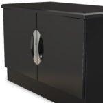 Beckett Gloss 2 Door Compact TV Unit - Image 4