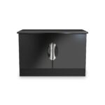 Beckett Gloss 2 Door Compact TV Unit - Image 2
