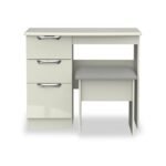 Beckett Gloss Dressing Table with Stool