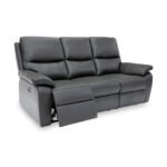 Oxley Leather 3 Seater Power Recliner - Image 3