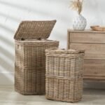 Kubu Rectangular Linen Baskets Set of 2 - Image 5