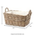 Kubu Rectangular Handled Laundry Basket - Image 7