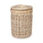 Rattan Round Linen Basket - Image 6