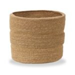 Seagrass Natural Ribbed Basket