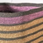 Seagrass Stripe Square Basket - Image 8