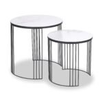 Atri Marble Effect Nest of Tables