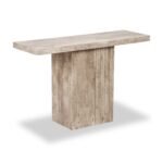 Elkton Concrete Effect Console Table Table