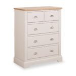 Fairford Pine and Oak 2 Over 3 Drawer Chest