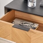 Hailee Oak and Pine 2 Drawer Console Table - Image 8
