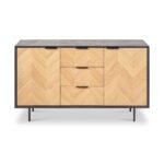 Hailee Oak and Pine Large Sideboard - Image 3