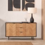 Hailee Oak and Pine Large Sideboard - Image 2
