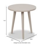 Devonshire Pine Round Side Table - Image 6