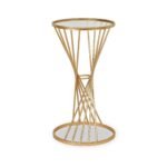 Liberty Gold Metal Side Table - Image 3