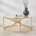 Liberty Gold Metal Coffee Table - Image 2