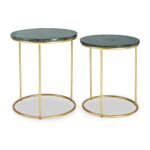 Milly Marble Top Round Side Tables - Image 8