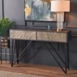 Verde Stone Effect Console Table Table - Image 6