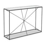 Roxy Glass Top Console Table