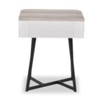 Ukiah Oak Effect 1 Drawer Bedside Table - Image 3